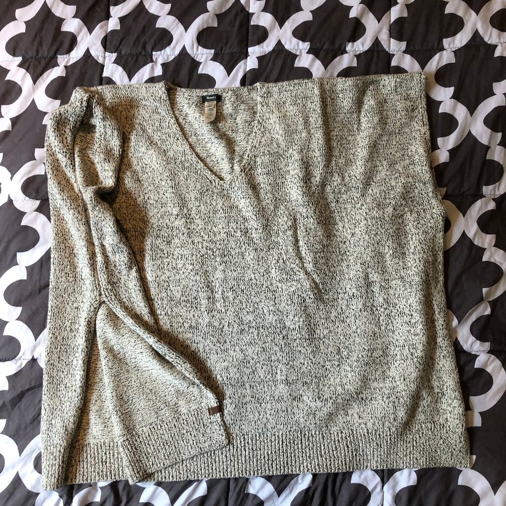 ROOTS Knit Poncho OS